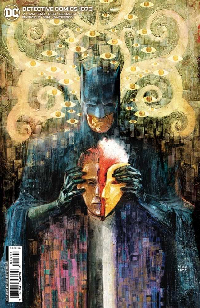 Detective Comics #1073 Cover F 1:25 Martin Simmonds Card Stock Variant