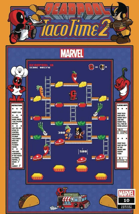 Df Deadpool #10 Waite Taco Time 2 Comixposure Exclusive Variant