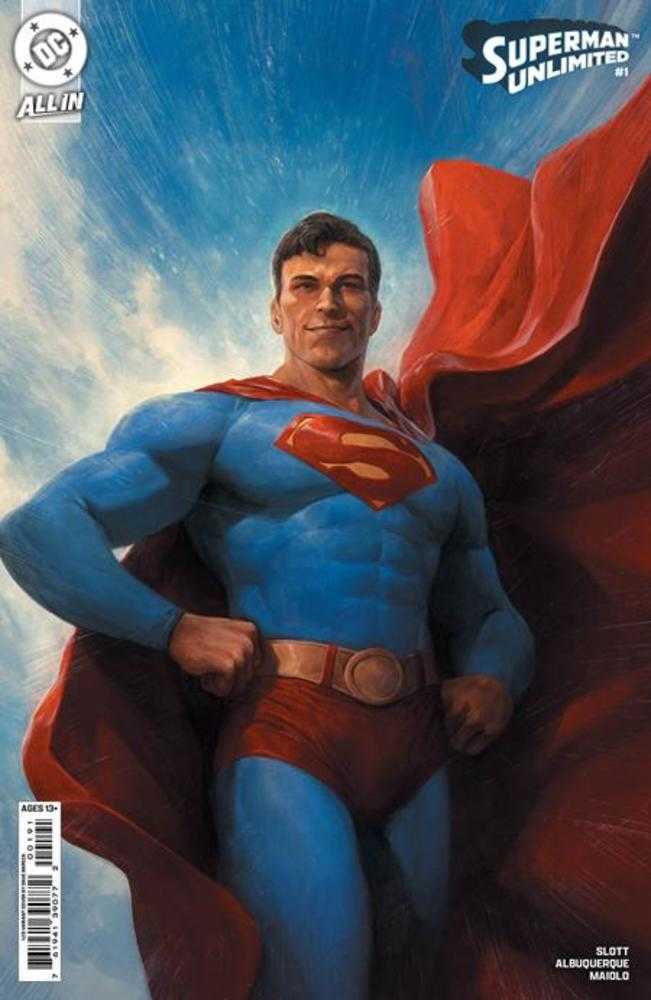 Superman Unlimited #1 Cover J 1:25 Dave Rapoza Card Stock Variant