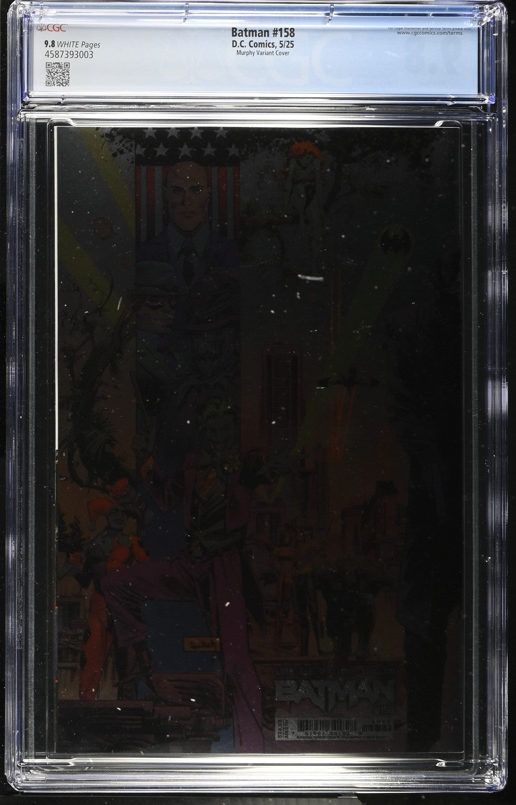 Batman #158 CGC 9.8 Sean Gordon Murphy DC Showcase Wraparound Foil Variant