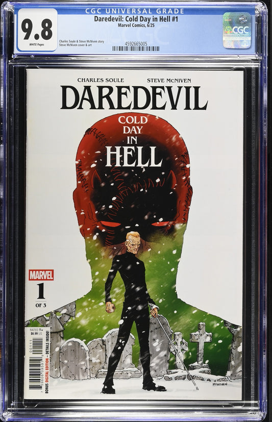 Daredevil: Cold Day In Hell #1 CGC 9.8 - Steve McNiven Cover