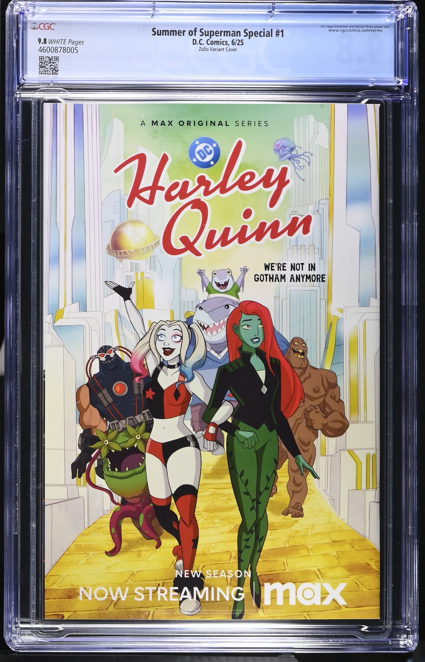 Summer Of Superman Special #1 CGC 9.8 Cover E Chrissie Zullo-Uminga Card Stock Variant
