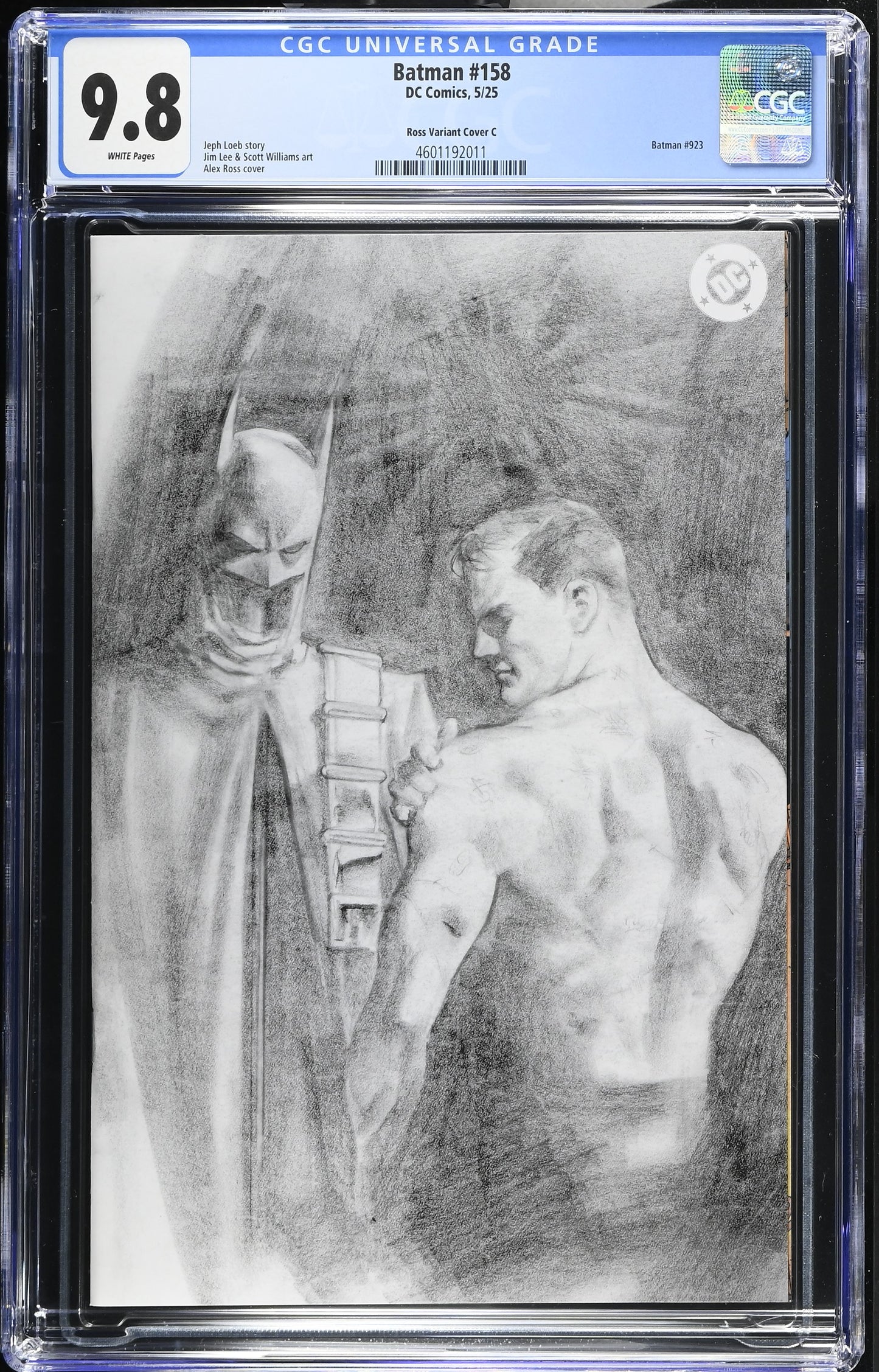 Batman #158 CGC 9.8 Alex Ross Cover Scars