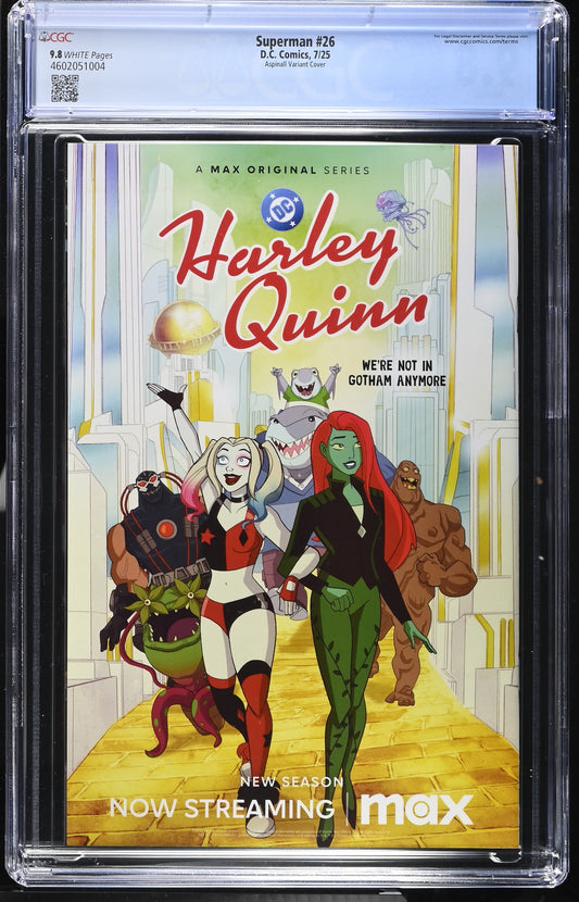 Superman #26 CGC 9.8 Marc Aspinall Card Stock Variant