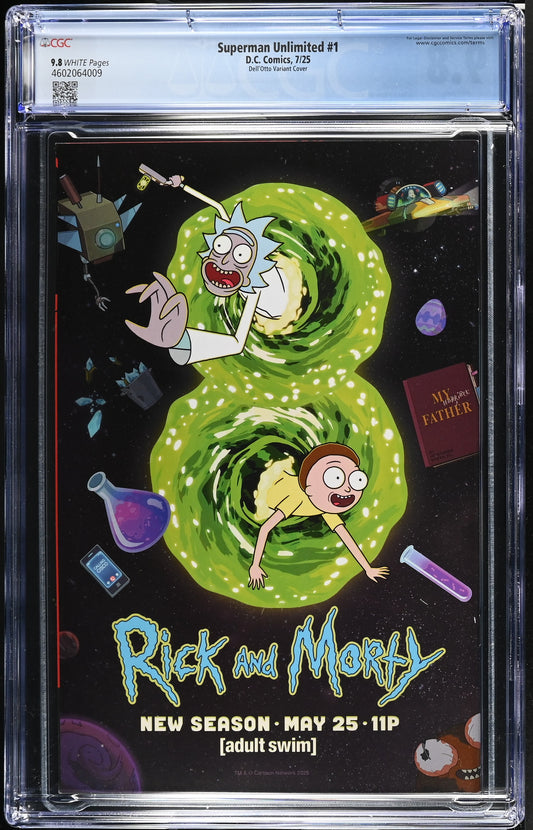 Superman Unlimited #1 CGC 9.8 Cover C Gabriele Dell Otto Card Stock Variant