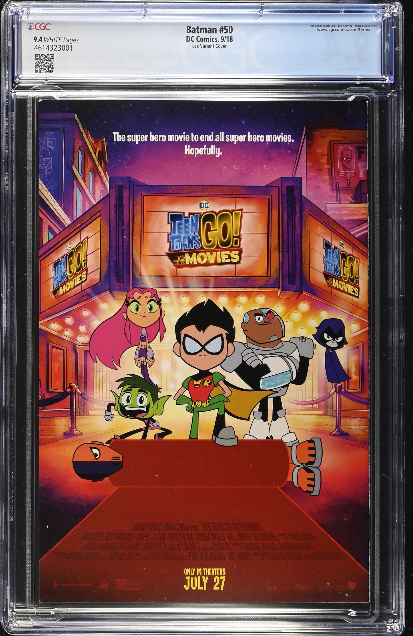 Batman #50 CGC 9.4 Lee Variant Edition