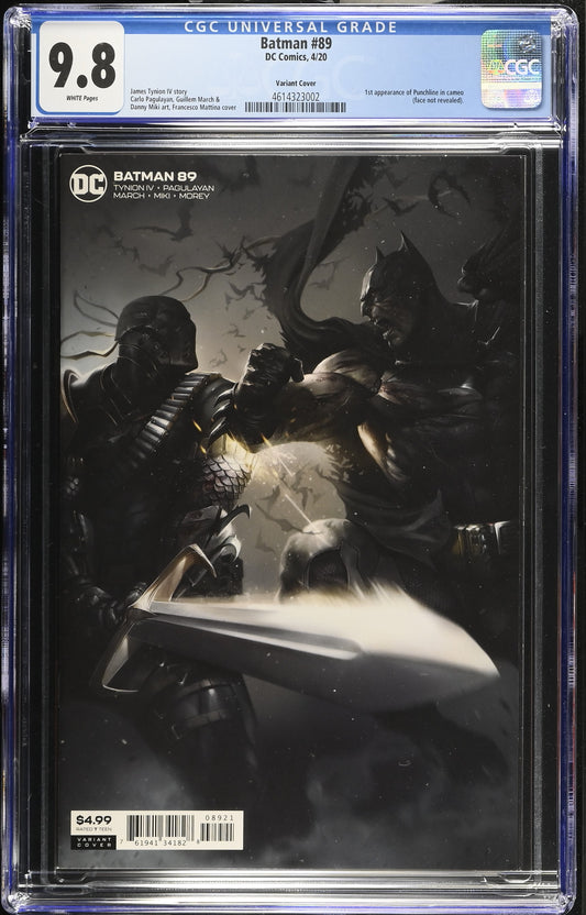 Batman #89 CGC 9.8 Card Stock Francesco Mattina Variant Edition
