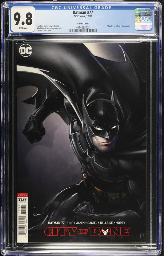 Batman #77 CGC 9.8 Variant Edition Yotv Dark Gifts