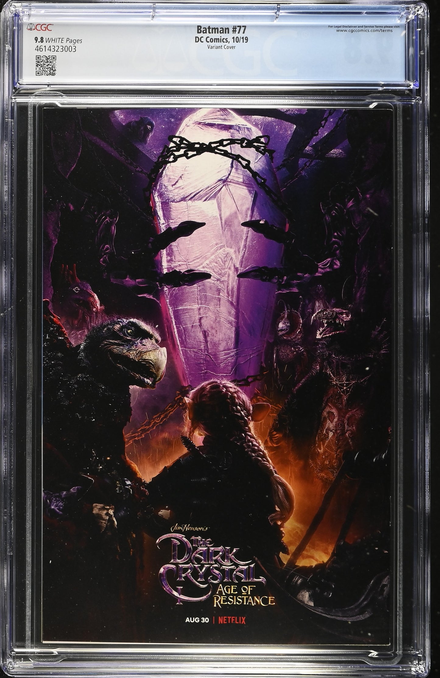 Batman #77 CGC 9.8 Variant Edition Yotv Dark Gifts