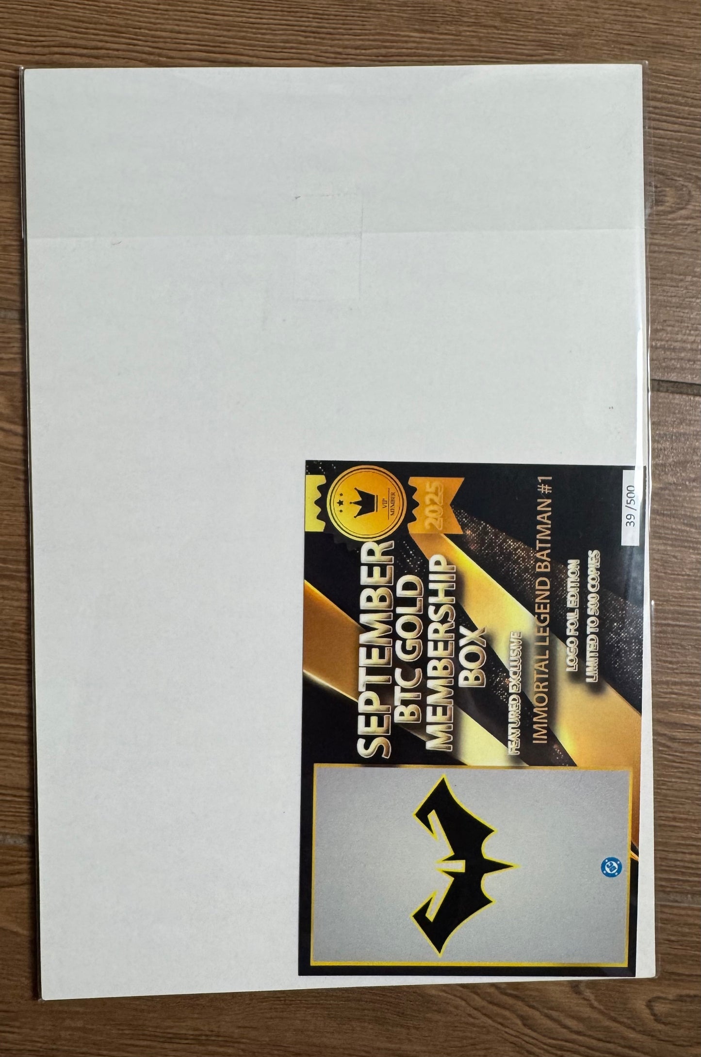 Immortal Legend Batman #1 BTC Logo Foil