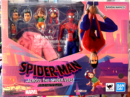 Spider-Man: Across The Spider-Verse Peter B.Parker and Mayday Parker S.H.Figuarts Action Figure
