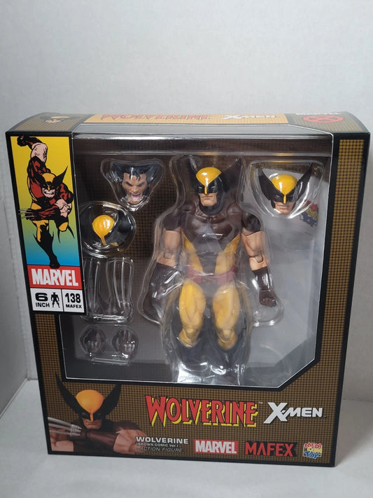 Marvel MAFEX No.138 Wolverine (Brown Costume) Action Figure