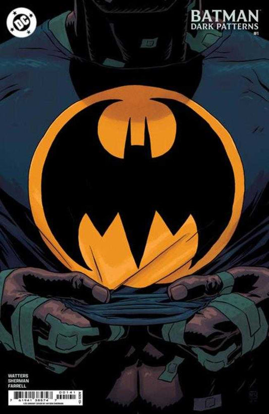 Batman Dark Patterns #1 (Of 12) Cover C 1:25 Hayden Sherman Minimal Trade Dress Card Stock Variant