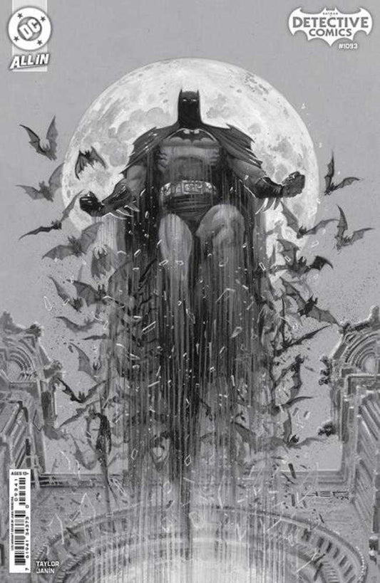 Detective Comics #1093 Cover D 1:25 Juan Ferreyra Black & White Card Stock Variant