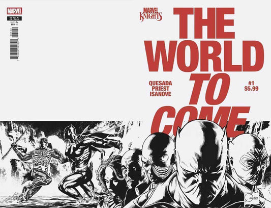 Marvel Knights: The World To Come #1 Surprise Black and White 1:100 Joe Quesada and Christopher Priest Variant