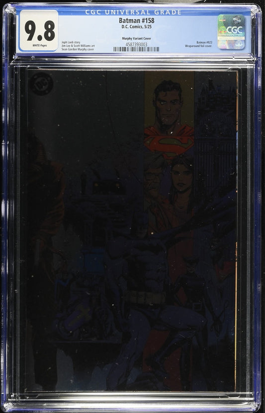 Batman #158 CGC 9.8 Sean Gordon Murphy DC Showcase Wraparound Foil Variant