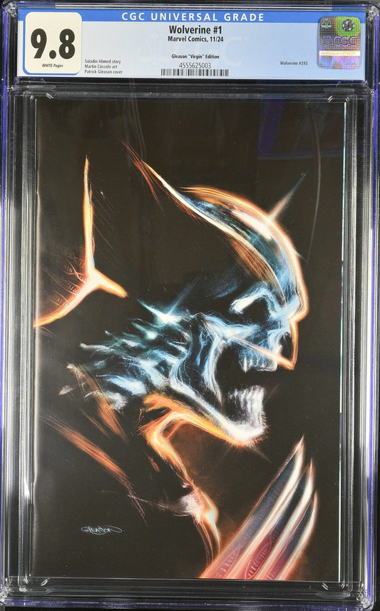 Wolverine #1 CGC 9.8 Patrick Gleason Incentive Virgin Variant (1:100)