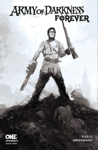 Army of Darkness Forever #1 Arthur Suydam Incentive B&W Variant