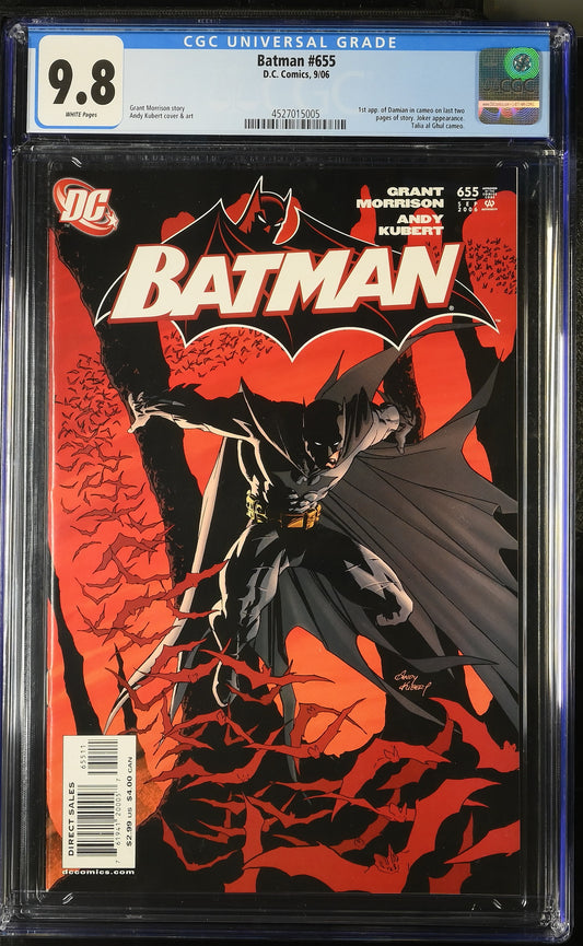 Batman #655 CGC 9.8 Andy Kubert Foil Variant