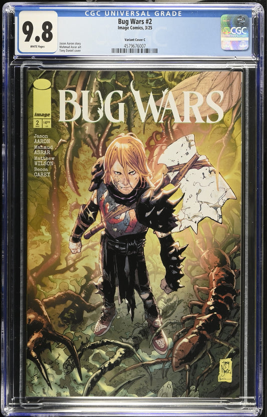 Bug Wars #2 CGC 9.8 1:25 Tony Daniel & Marcelo Maiolo Variant (Mature)