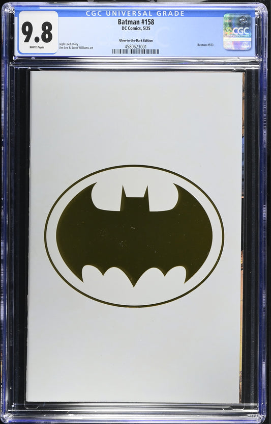 Batman #158 CGC 9.8 Cover S Launch Party Glow In The Dark H2sh Bat Symbol