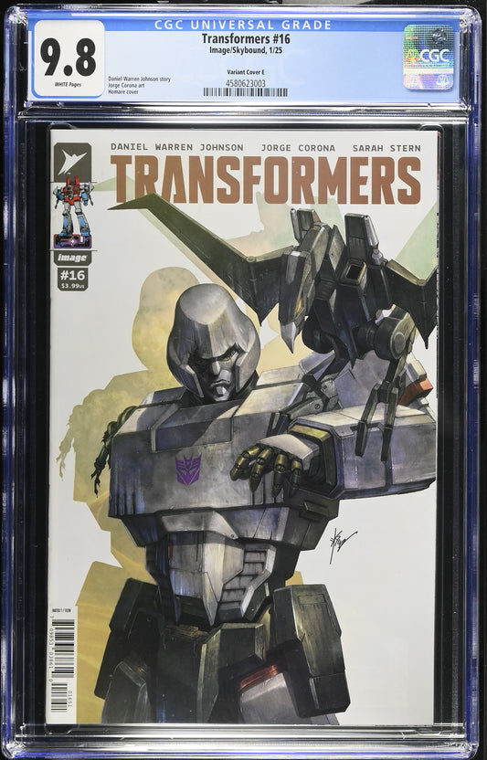 Transformers #16 CGC 9.8 1:50 Homare