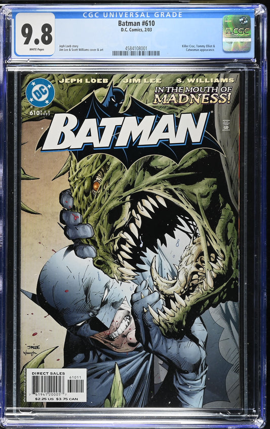 Batman #610 CGC 9.8 Jim Lee & Scott Williams