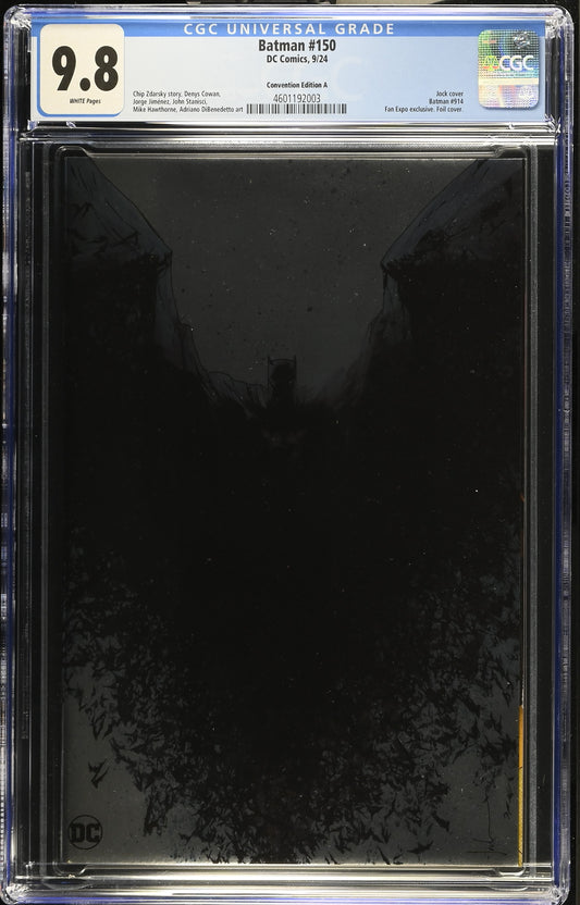 Batman #150 CGC 9.8 Jock Exclusive Foil Variant