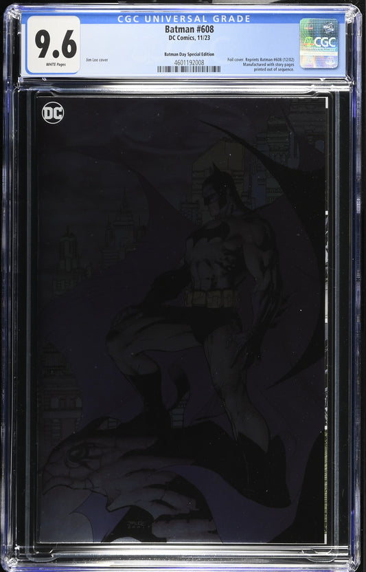 Batman #608 CGC 9.6 - Batman Day 2023 Foil Variant Special Edition