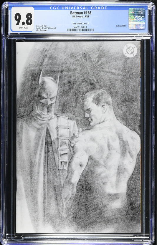 Batman #158 CGC 9.8 Alex Ross Cover Scars
