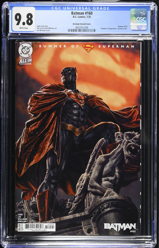 Batman #160 CGC 9.8 Cover E Lee Bermejo Supersmash-Up Card Stock Variant