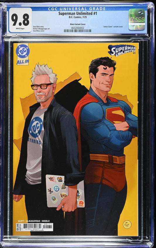 Superman Unlimited #1 CGC 9.8 Dan Mora Cover