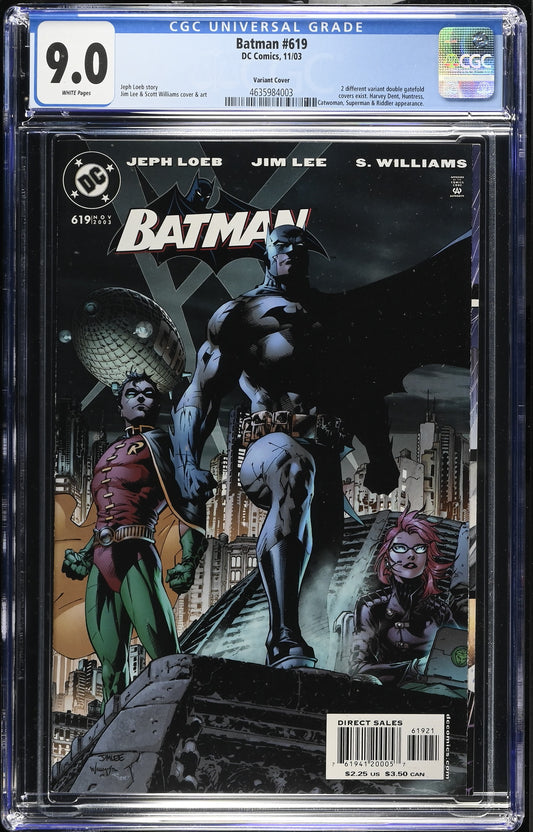 Batman #619 CGC 9.0 Edition Cover A Jim Lee