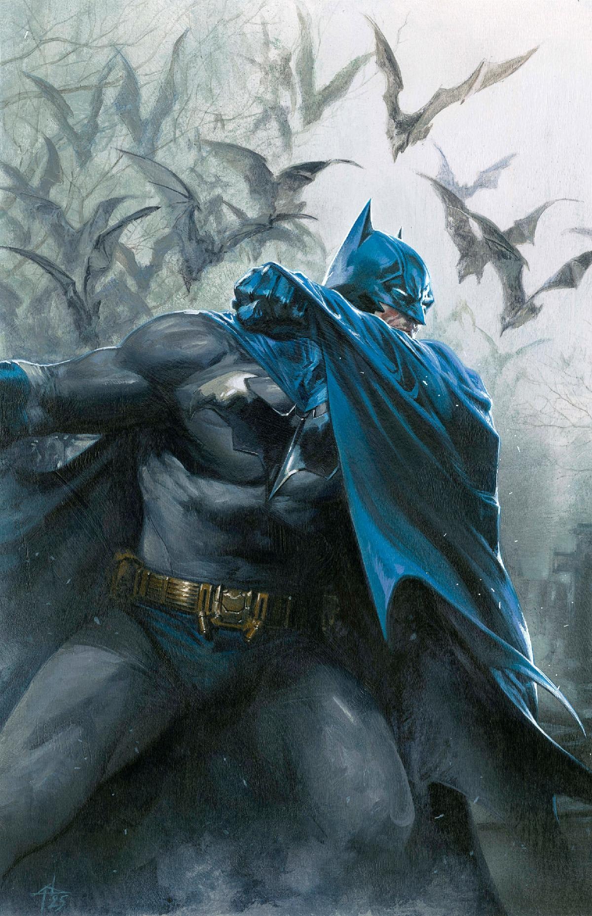 Batman #1 Cover N Blind As A Bat Gabriele Dell Otto
