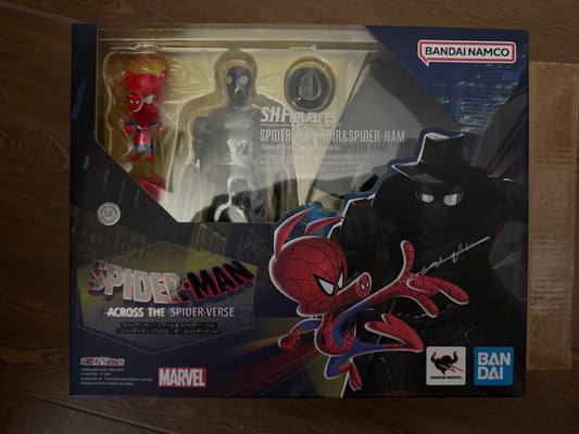 Spider-Man: Across the Spider-Verse Spider-Man Noir and Spider-Ham S.H.Figuarts Action Figure 2-Pack