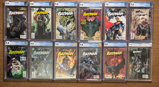 Batman Complete Hush Run CGC 9.8 #608, #609, #610, #611, #612, #613, #614, #615, #616, #617, #618, #619