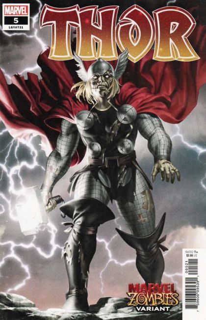 Thor, Vol. 6 #5 Junggeun Yoon Marvel Zombies