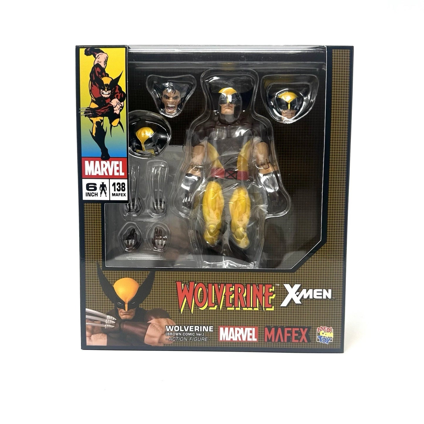 Medicom Mafex No.138 WOLVERINE (BROWN COMIC Ver.)